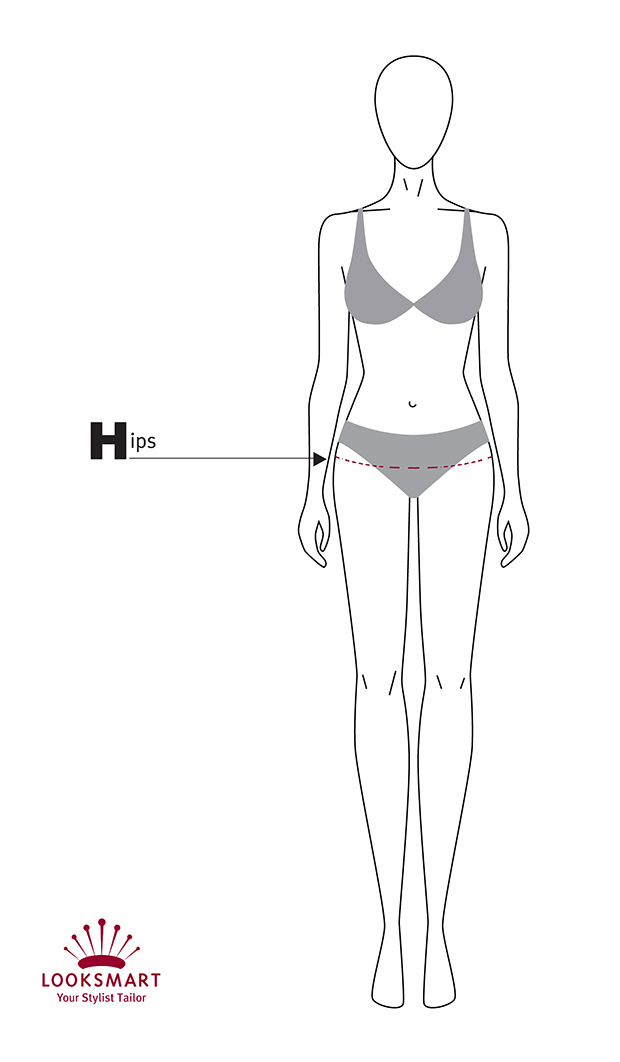 How to measure your hips