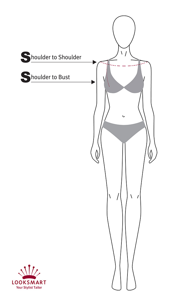 How to measure your shoulders